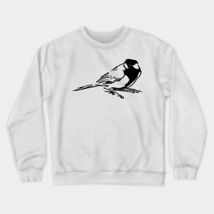 Chickadee Sparrow Bird Crewneck Sweatshirt